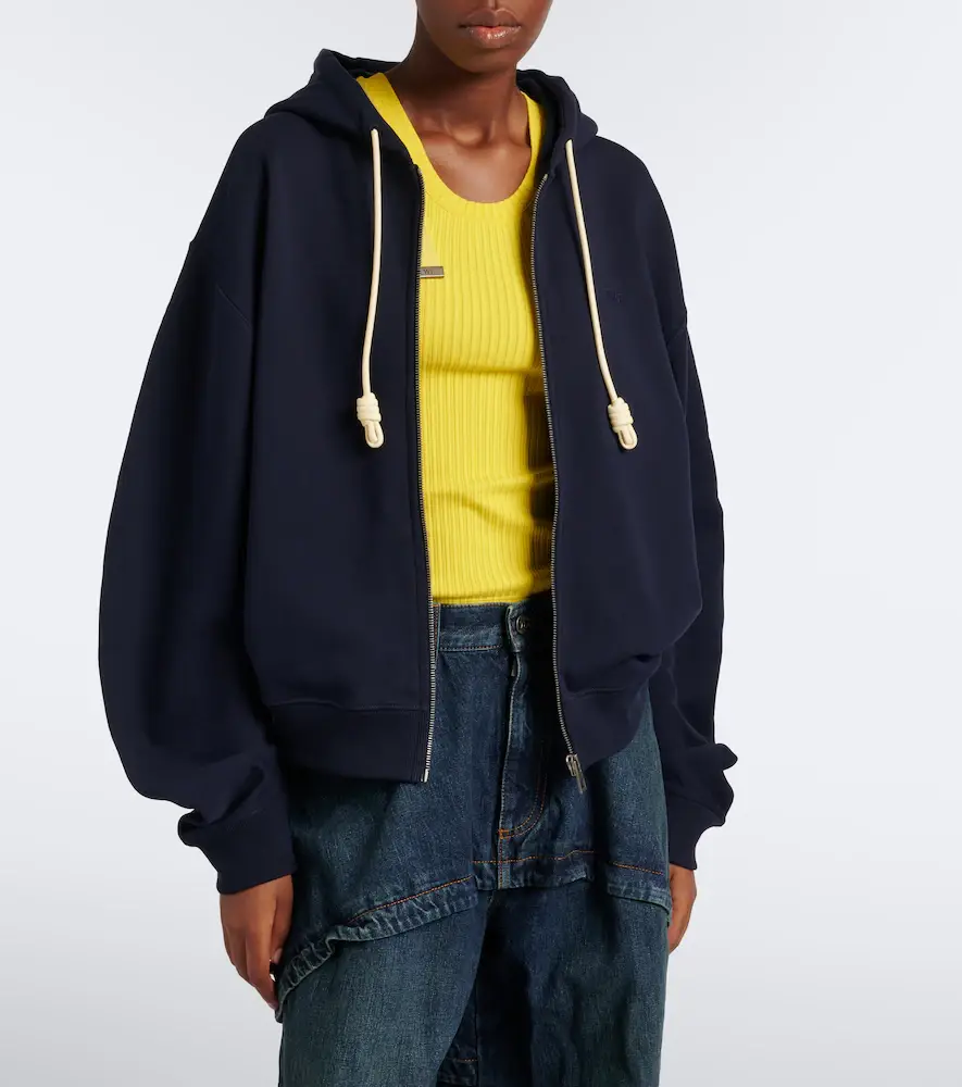 Loewe Flamenco cotton fleece zip-up hoodie | Thumbnail 6 Loewe Flamenco cotton fleece zip-up hoodie | Thumbnail 6