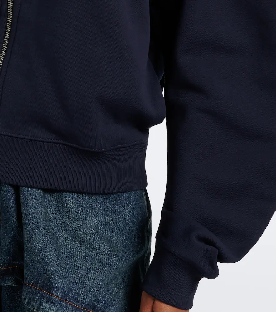 Loewe Flamenco cotton fleece zip-up hoodie | Thumbnail 7 Loewe Flamenco cotton fleece zip-up hoodie | Thumbnail 7