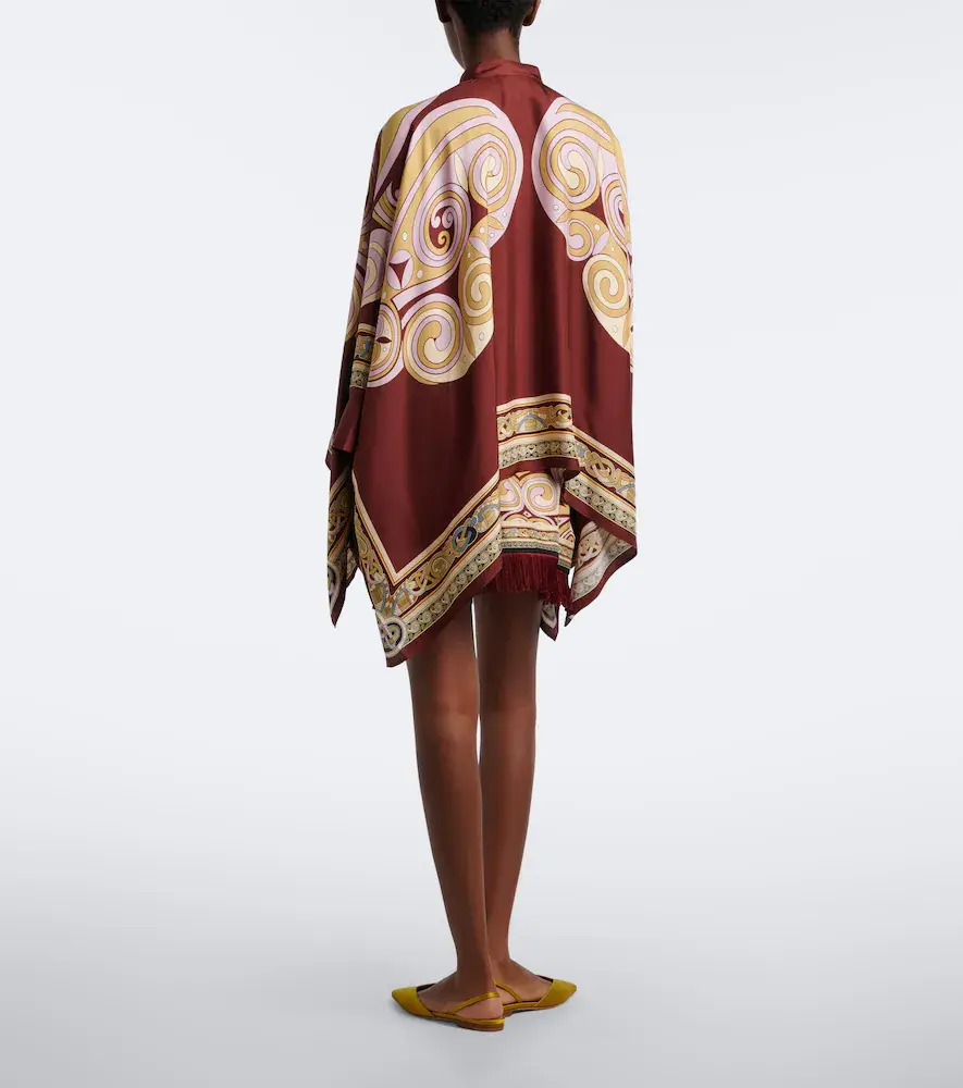 La DoubleJ Kells fringed silk twill miniskirt | Thumbnail 3 La DoubleJ Kells fringed silk twill miniskirt | Thumbnail 3