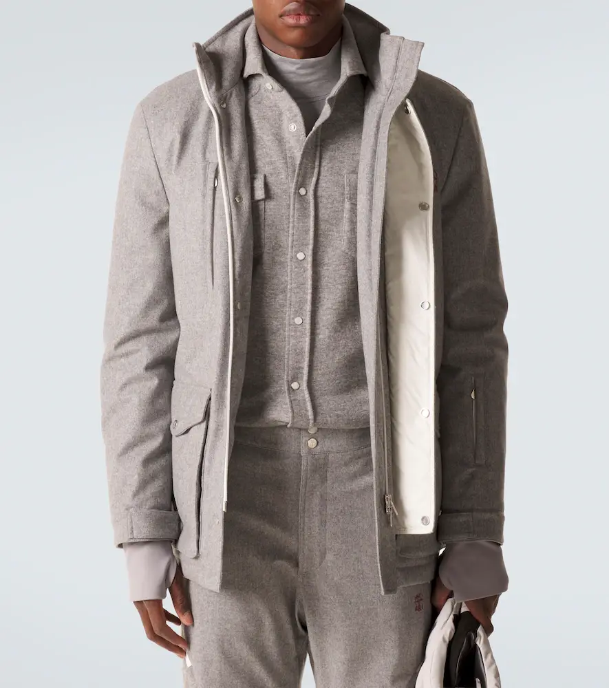 Brunello Cucinelli Cashmere and cotton-blend shirt | Thumbnail 6