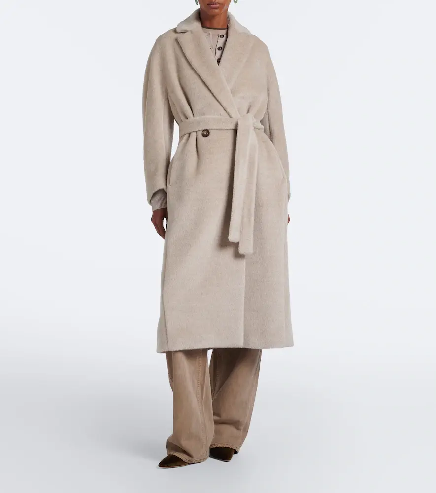 'S Max Mara 'S Max Mara Alpaca and wool wrap coat | Thumbnail 3 'S Max Mara 'S Max Mara Alpaca and wool wrap coat | Thumbnail 3