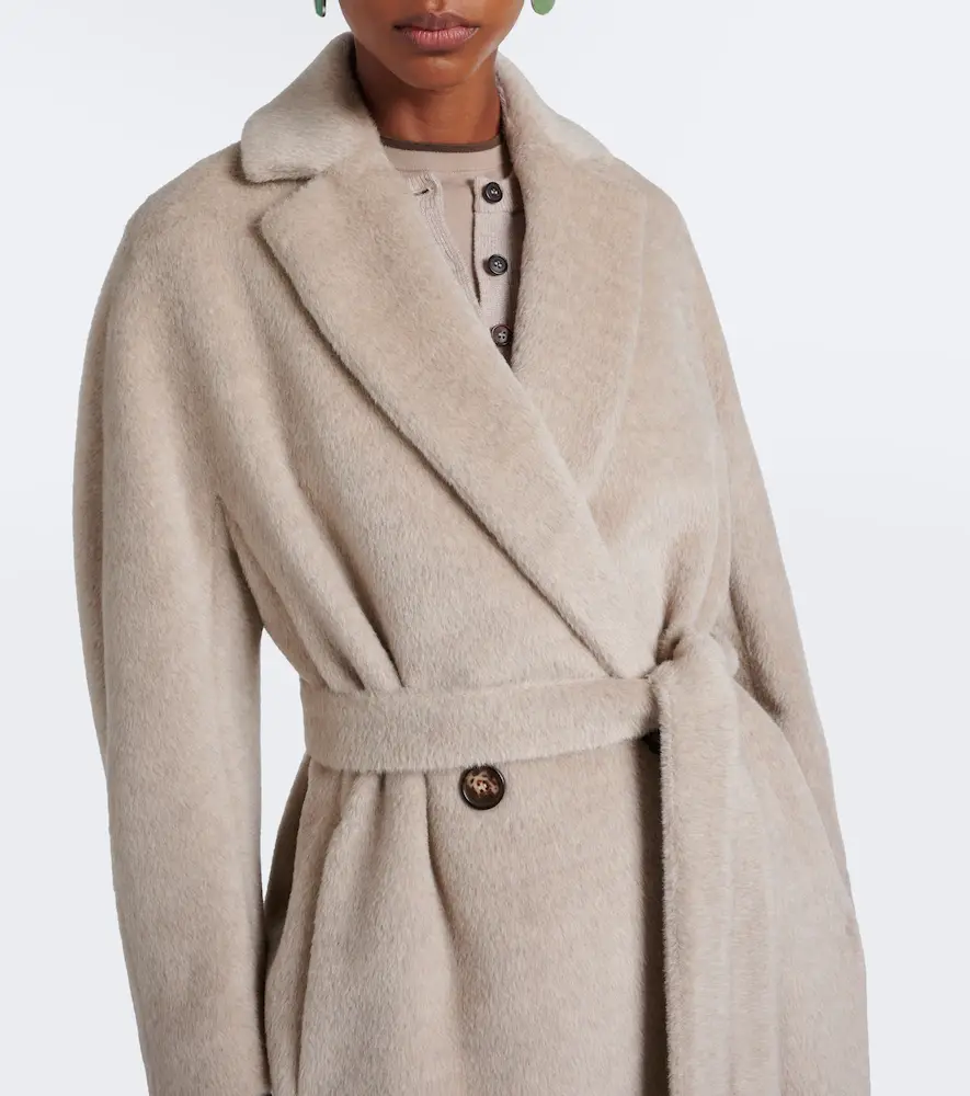 'S Max Mara 'S Max Mara Alpaca and wool wrap coat | Thumbnail 5 'S Max Mara 'S Max Mara Alpaca and wool wrap coat | Thumbnail 5
