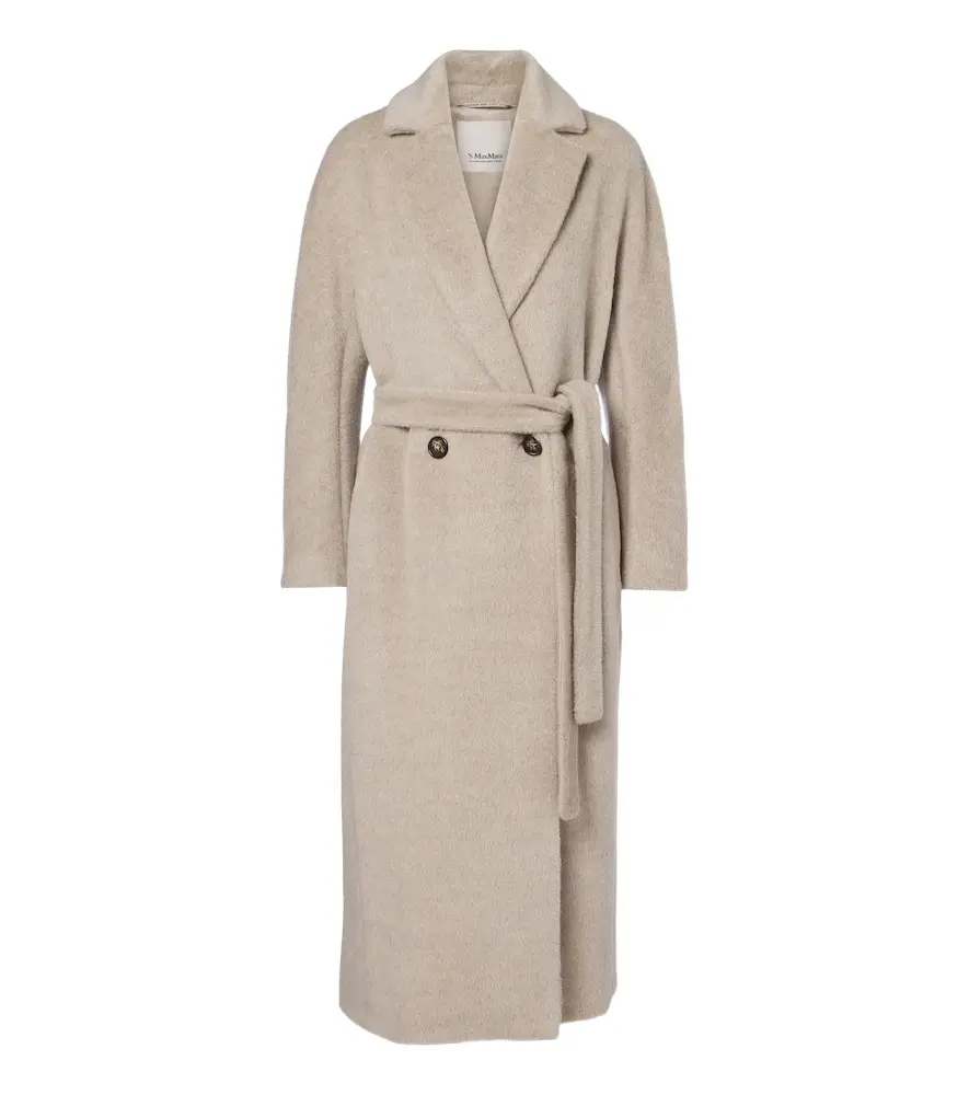 'S Max Mara 'S Max Mara Alpaca and wool wrap coat