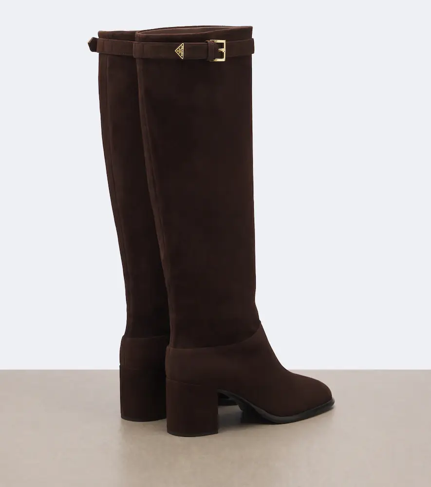 Prada Suede knee-high boots | Thumbnail 4 Prada Suede knee-high boots | Thumbnail 4