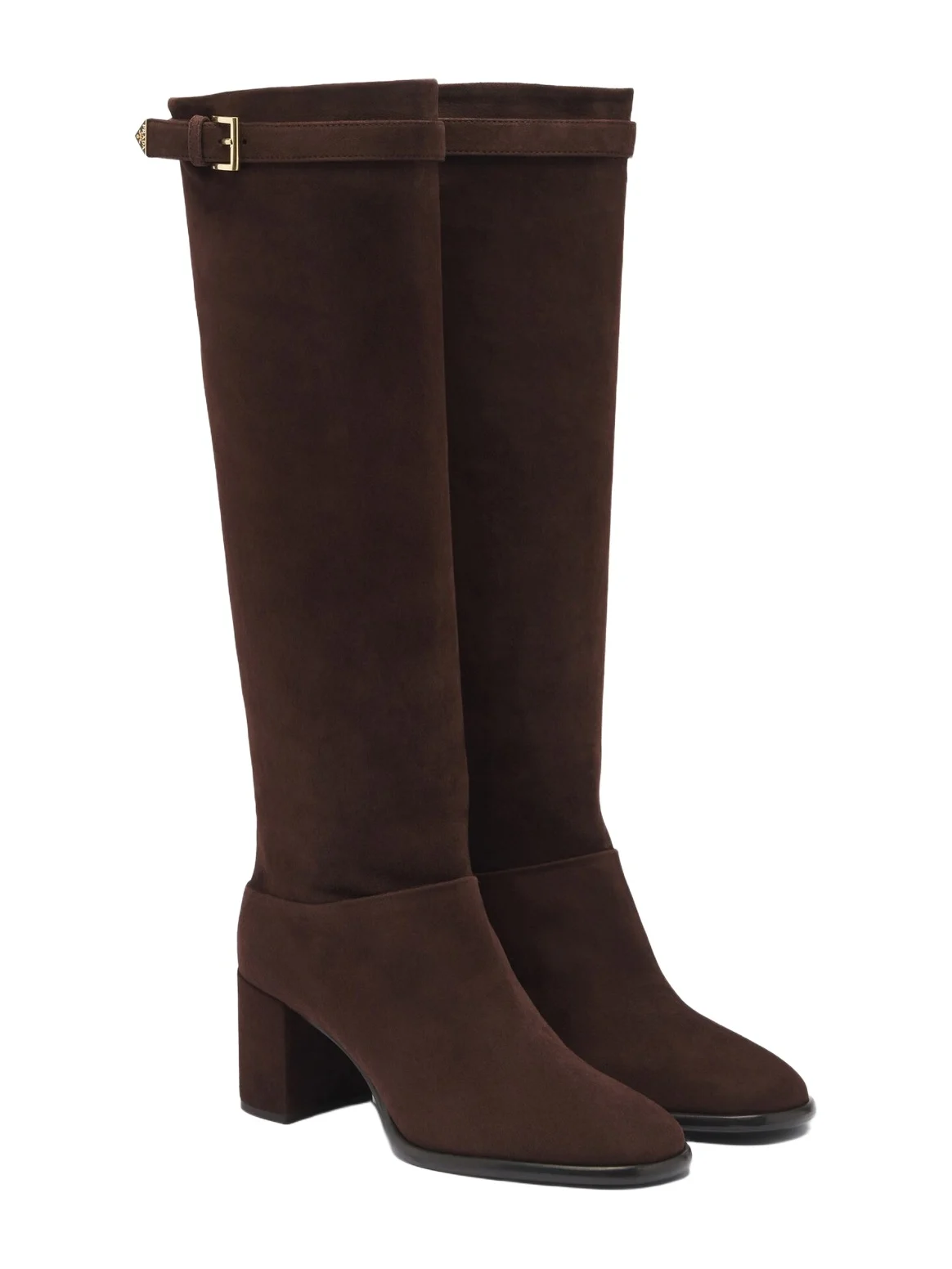 Suede knee-high boots Suede knee-high boots