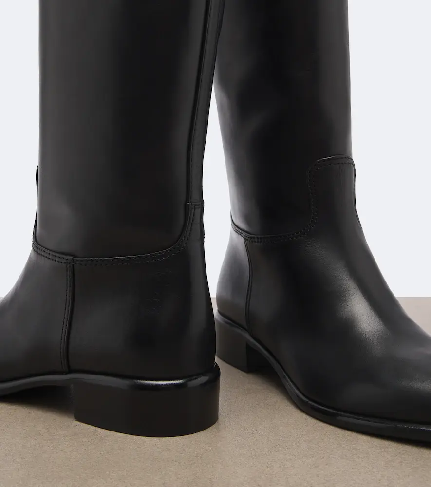 Prada Leather knee-high boots | Thumbnail 2 Prada Leather knee-high boots | Thumbnail 2