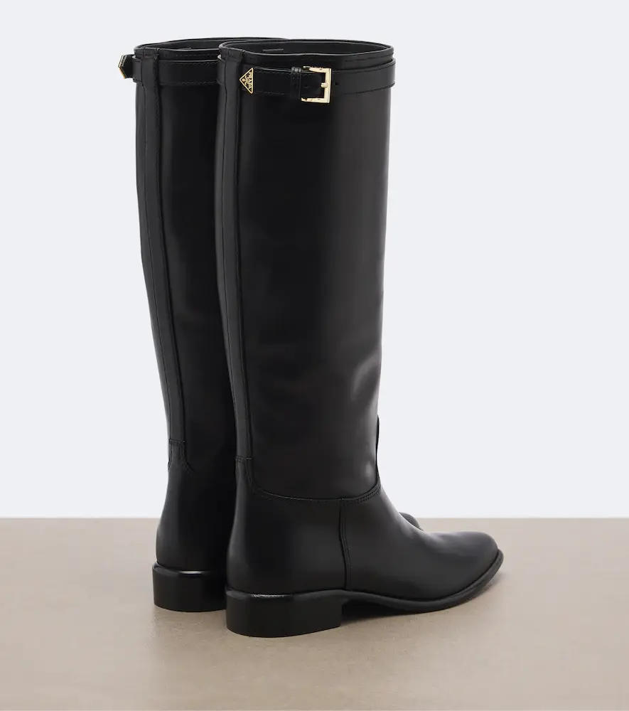 Prada Leather knee-high boots | Thumbnail 3 Prada Leather knee-high boots | Thumbnail 3
