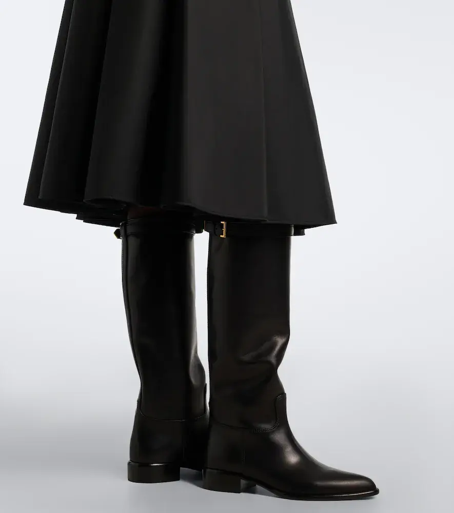 Prada Leather knee-high boots | Thumbnail 5 Prada Leather knee-high boots | Thumbnail 5