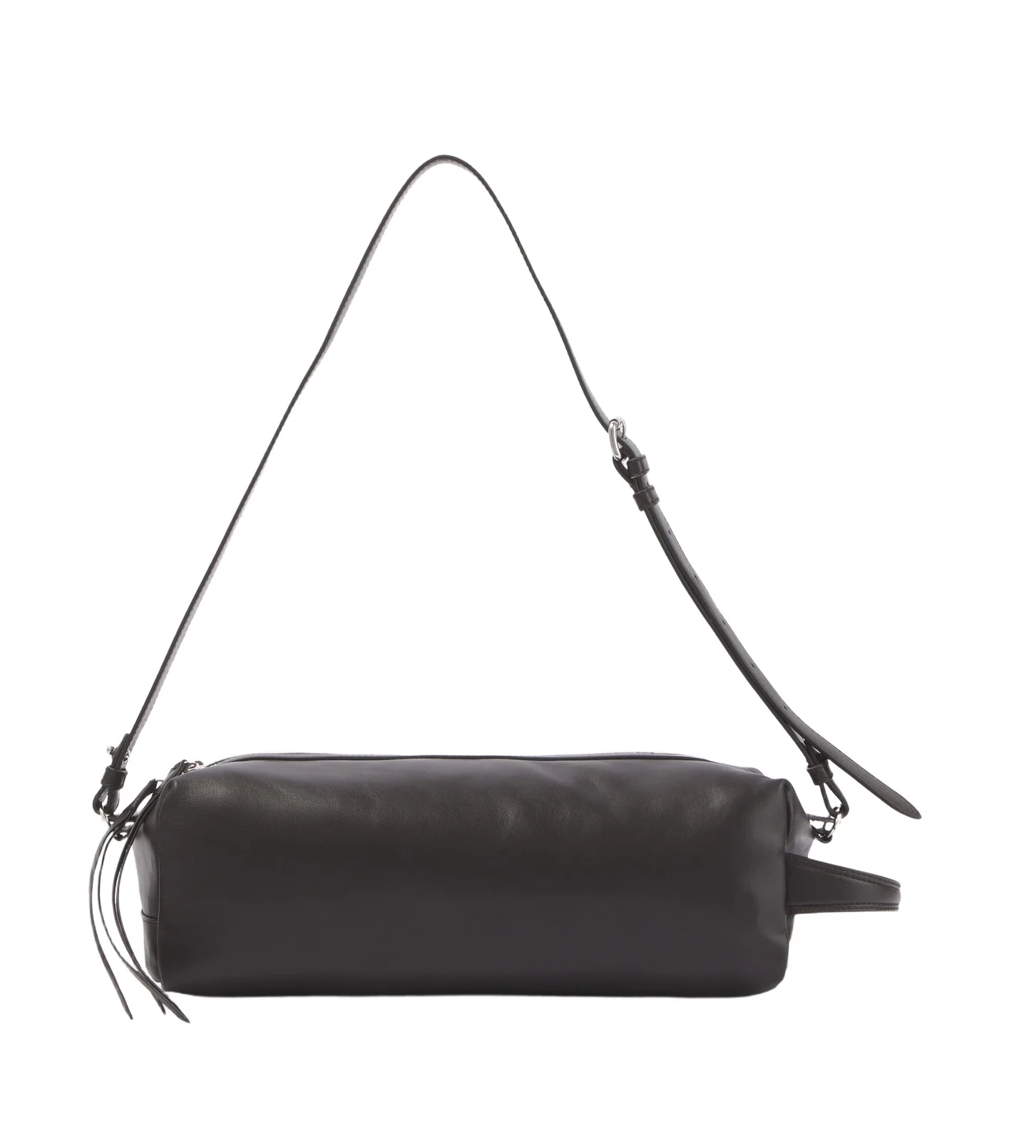 Care leather shoulder bag