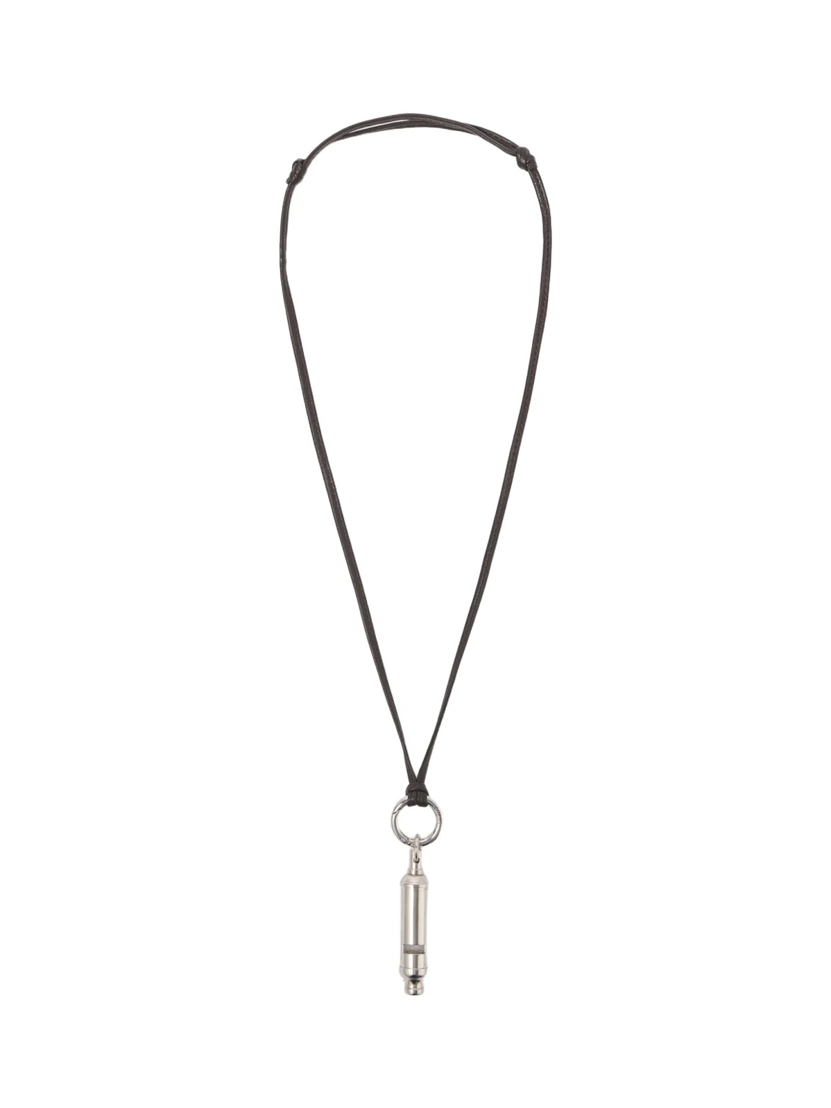 Lemaire Acme leather pendant necklace