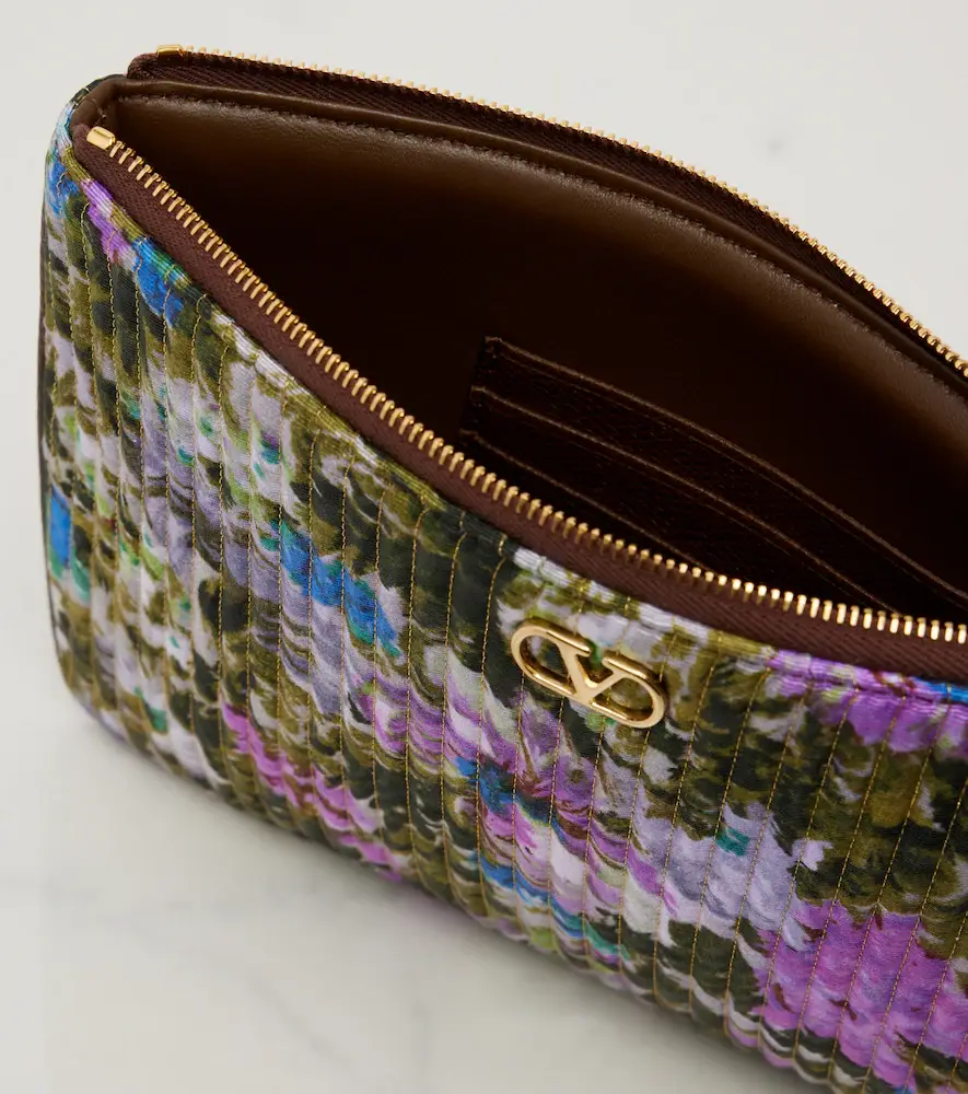 Valentino Garavani VLogo floral jacquard pouch | Thumbnail 2