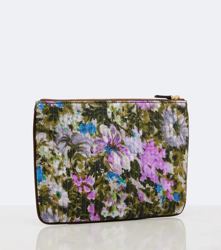 Valentino Garavani VLogo floral jacquard pouch | Thumbnail 4