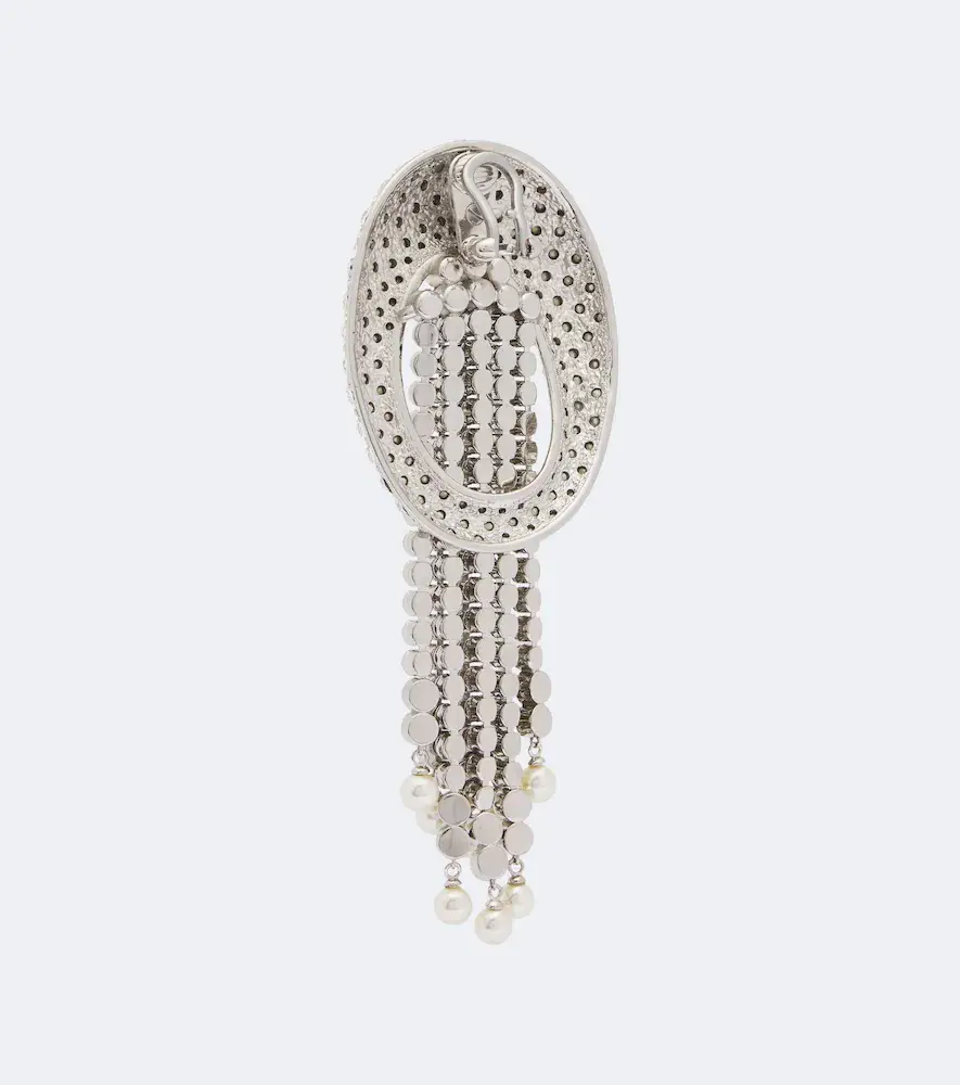 Valentino Garavani Embellished clip-on earrings | Thumbnail 2