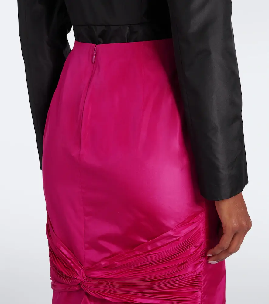 Valentino Garavani Silk taffeta midi skirt | Thumbnail 2 Valentino Garavani Silk taffeta midi skirt | Thumbnail 2