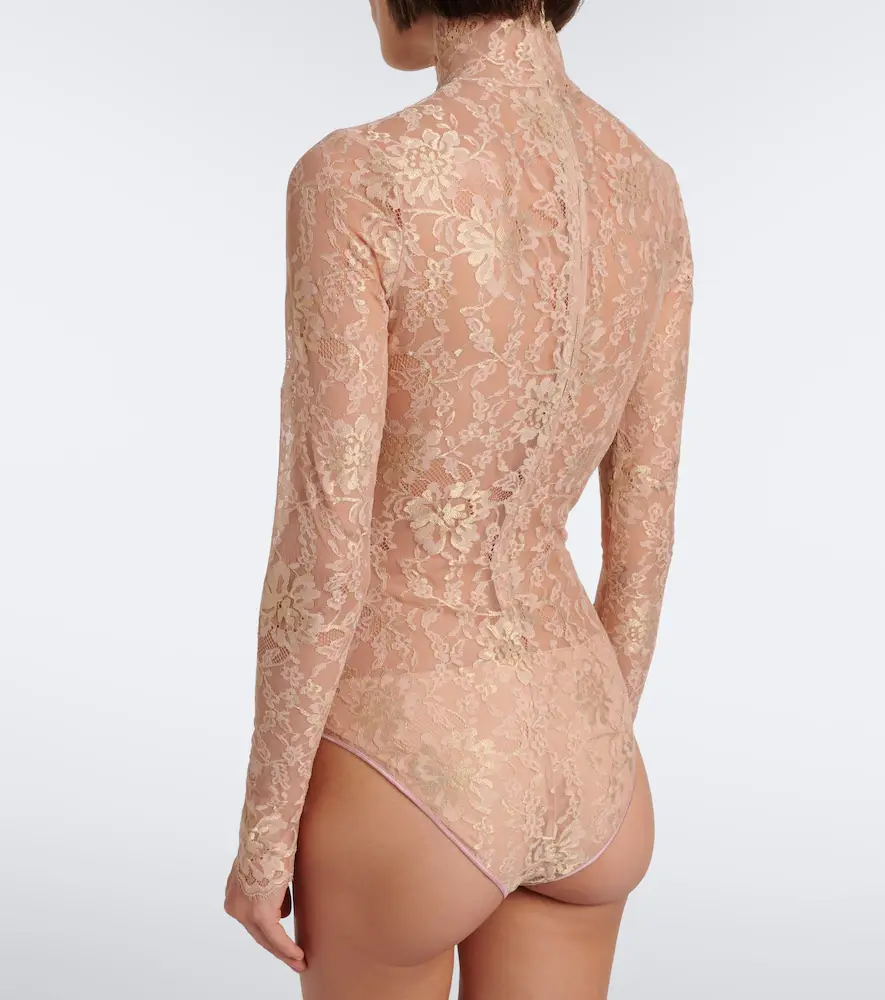 Valentino Garavani Sheer lace bodysuit | Thumbnail 5