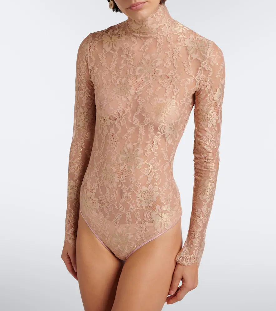 Valentino Garavani Sheer lace bodysuit | Thumbnail 6