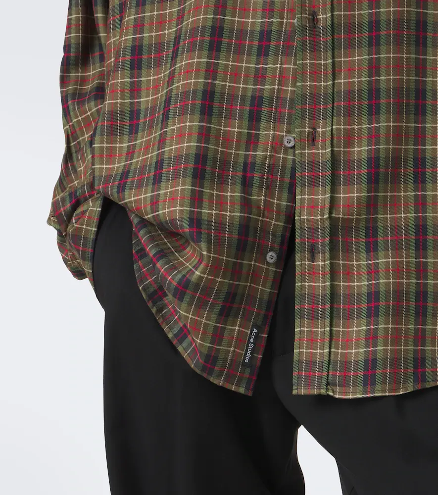 Acne Studios Checked flannel shirt | Thumbnail 7 Acne Studios Checked flannel shirt | Thumbnail 7