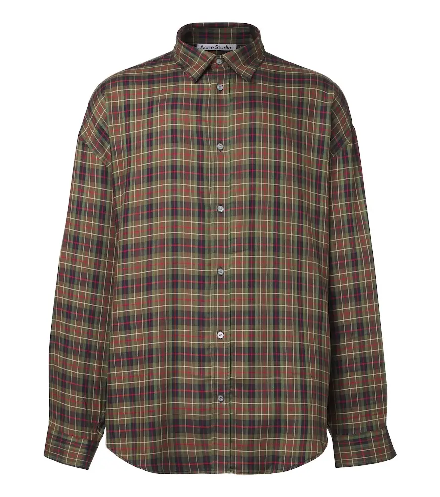 Acne Studios Plaid flannel shirt | Image 1 Acne Studios Plaid flannel shirt | Image 1