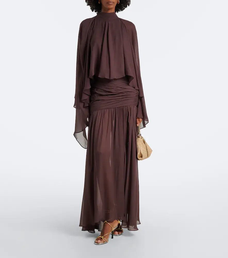 DE LA VALI Mia chiffon top | Thumbnail 4