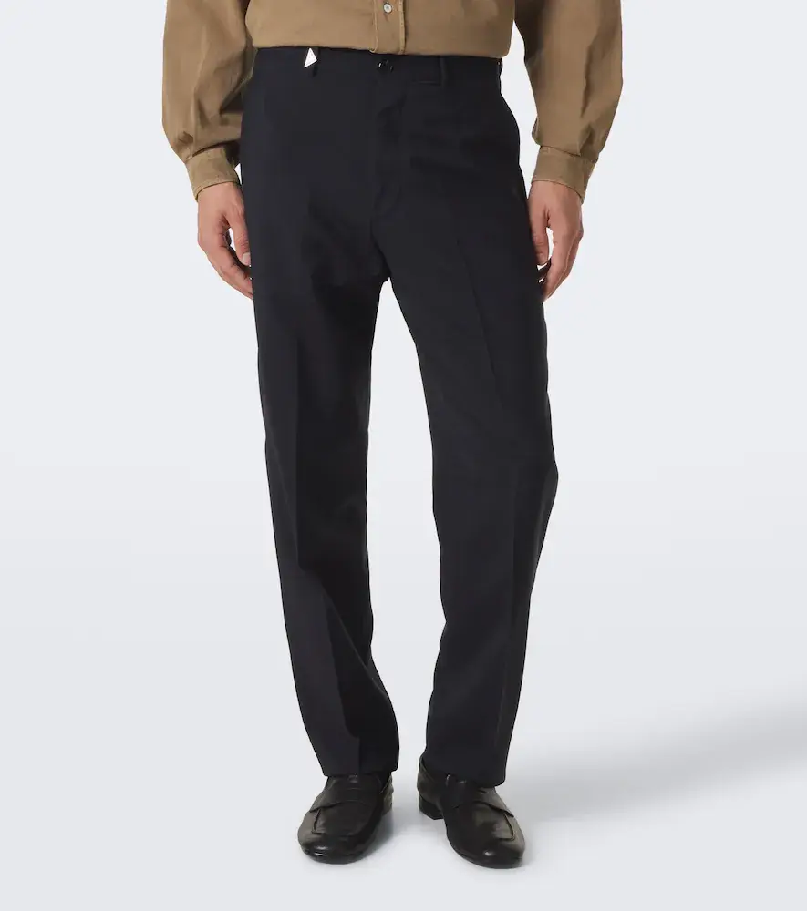Prada Wool and mohair straight pants | Thumbnail 2 Prada Wool and mohair straight pants | Thumbnail 2