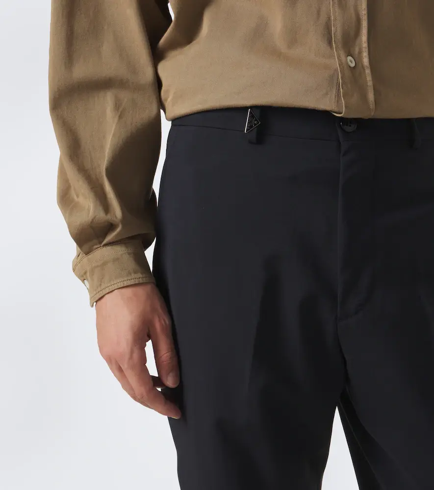 Prada Wool and mohair straight pants | Thumbnail 4 Prada Wool and mohair straight pants | Thumbnail 4