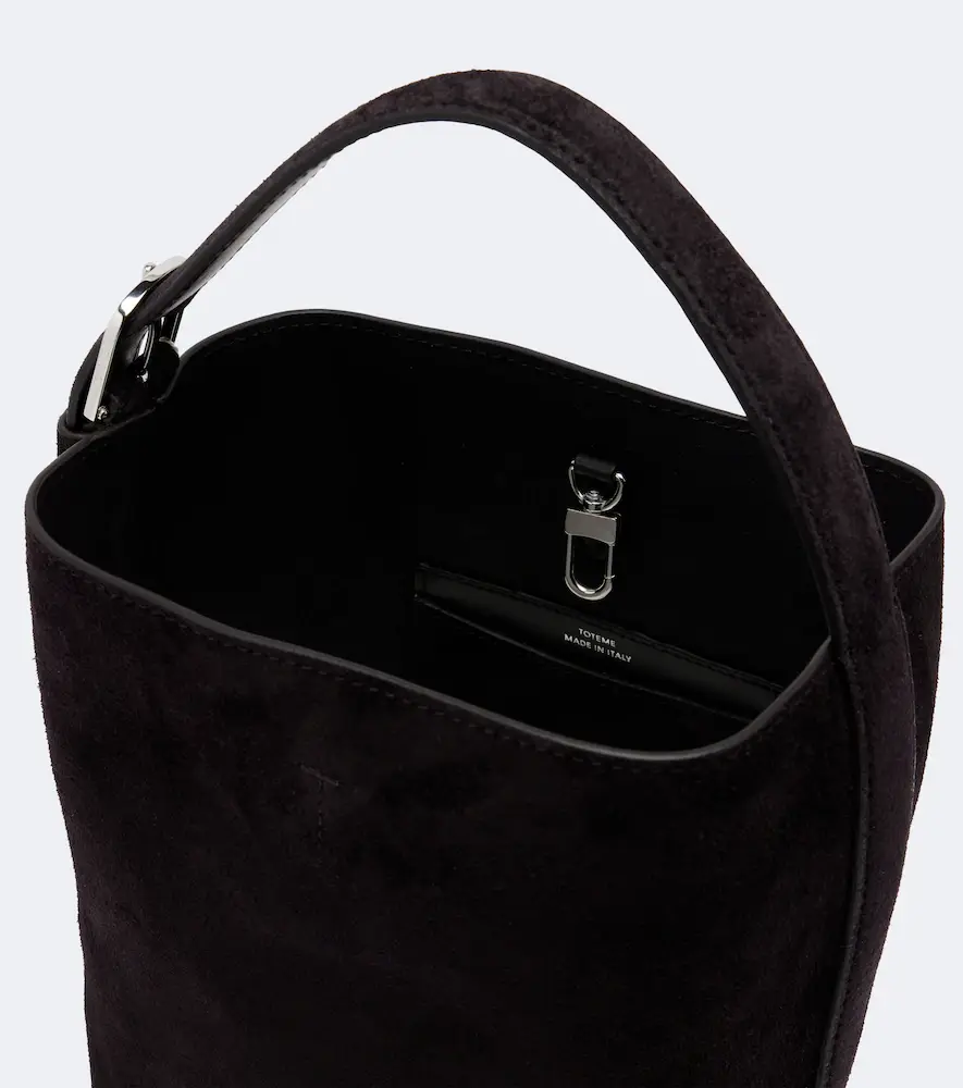 TOTEME Belted Small suede tote bag | Thumbnail 2 TOTEME Belted Small suede tote bag | Thumbnail 2