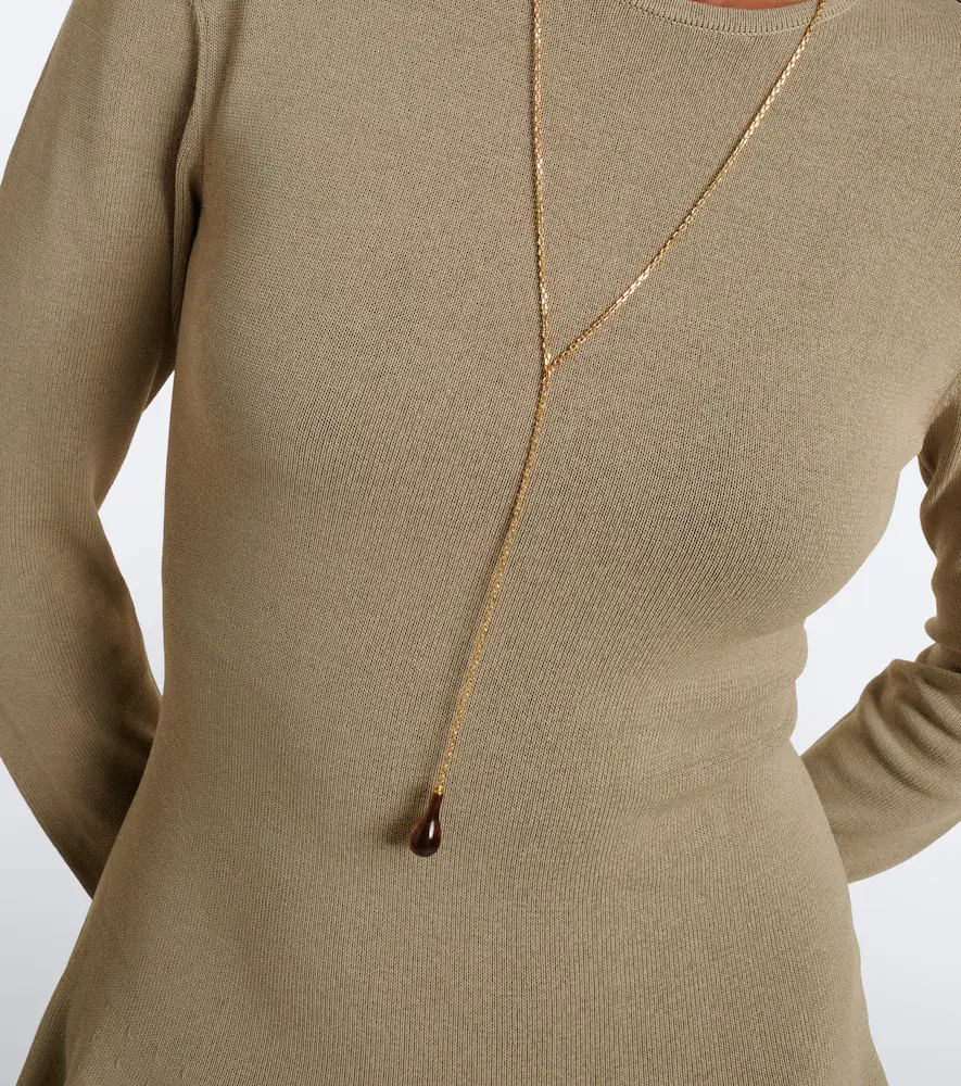 TOTEME Embellished 24kt gold-plated necklace | Thumbnail 5 TOTEME Embellished 24kt gold-plated necklace | Thumbnail 5