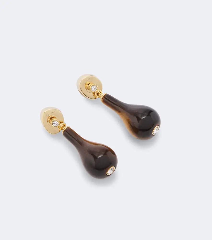 TOTEME Swarovski-embellished drop earrings | Thumbnail 2 TOTEME Swarovski-embellished drop earrings | Thumbnail 2