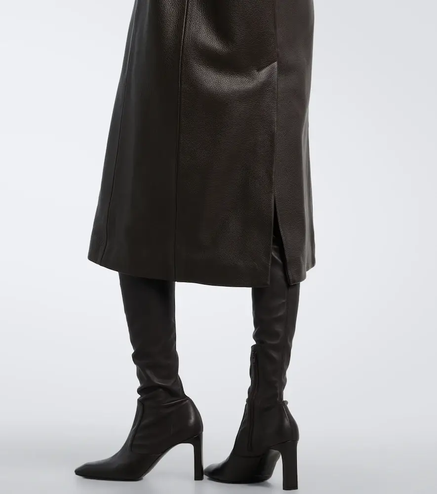 TOTEME Raglan leather coat | Thumbnail 7 TOTEME Raglan leather coat | Thumbnail 7