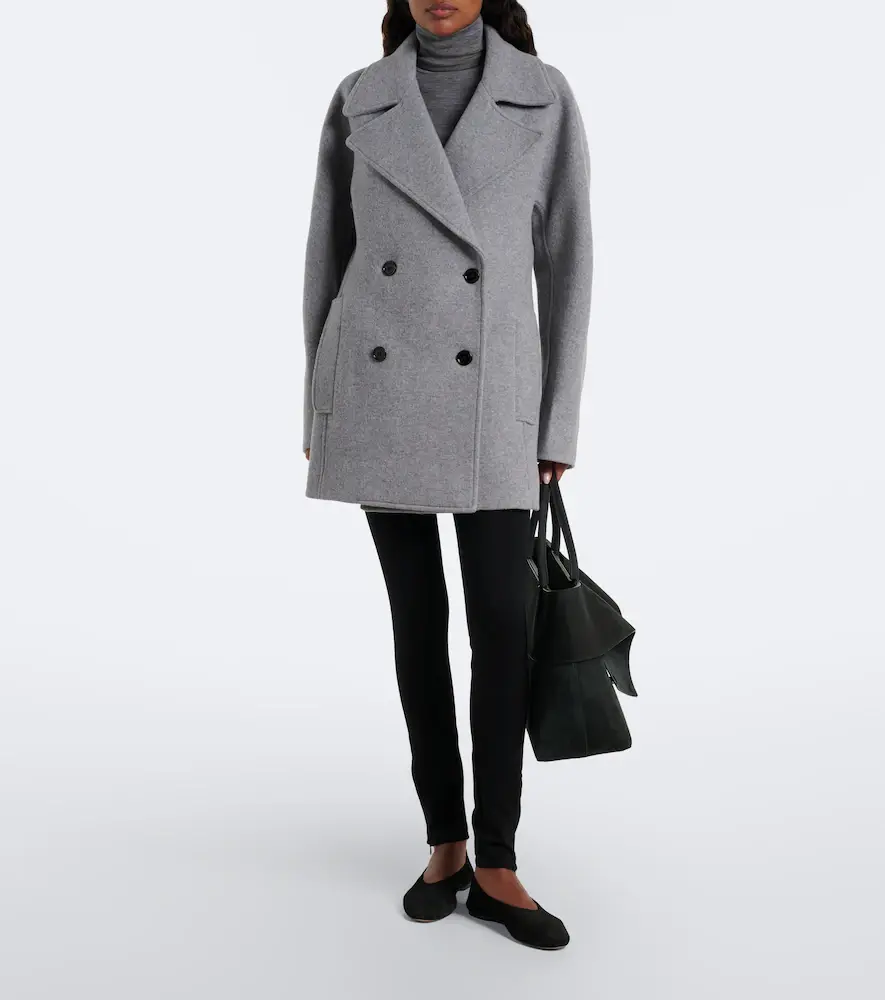 TOTEME Wool and cashmere-blend peacoat | Thumbnail 2 TOTEME Wool and cashmere-blend peacoat | Thumbnail 2