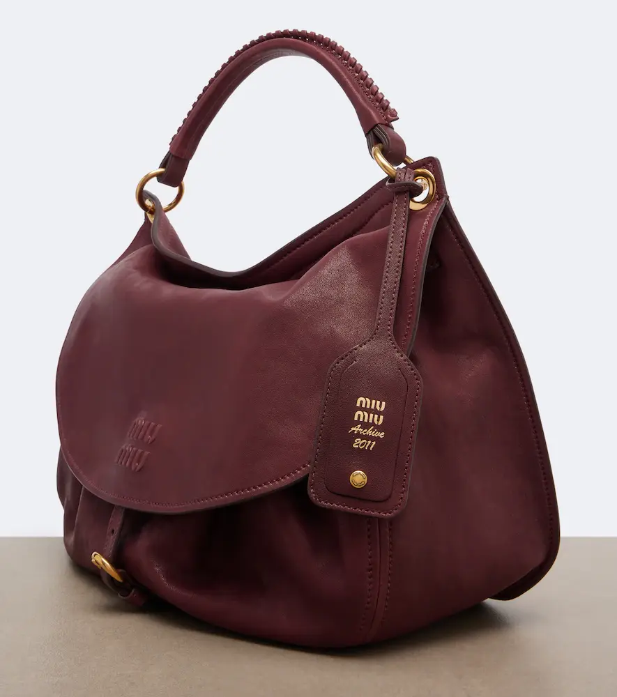 Miu Miu Rendez‑vous leather shoulder bag | Thumbnail 2 Miu Miu Rendez‑vous leather shoulder bag | Thumbnail 2