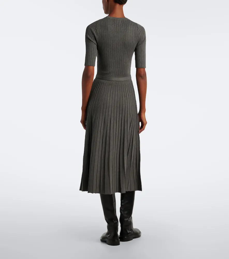 Veronica Beard Elthea belted ribbed-knit midi dress | Thumbnail 3 Veronica Beard Elthea belted ribbed-knit midi dress | Thumbnail 3