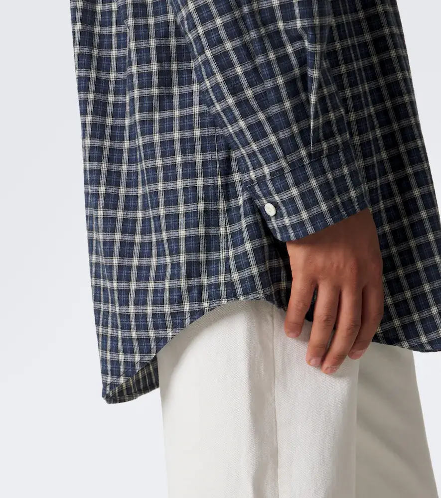 Miu Miu Checked cotton flannel overshirt | Thumbnail 3 Miu Miu Checked cotton flannel overshirt | Thumbnail 3