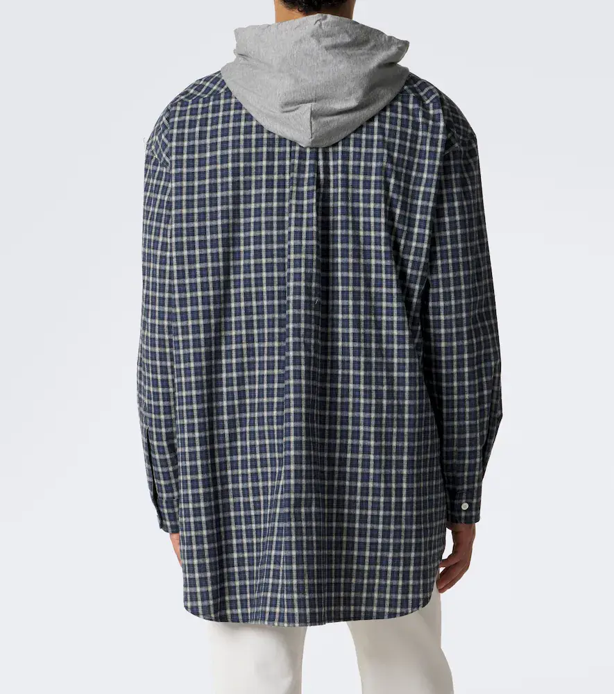 Miu Miu Checked cotton flannel overshirt | Thumbnail 6 Miu Miu Checked cotton flannel overshirt | Thumbnail 6