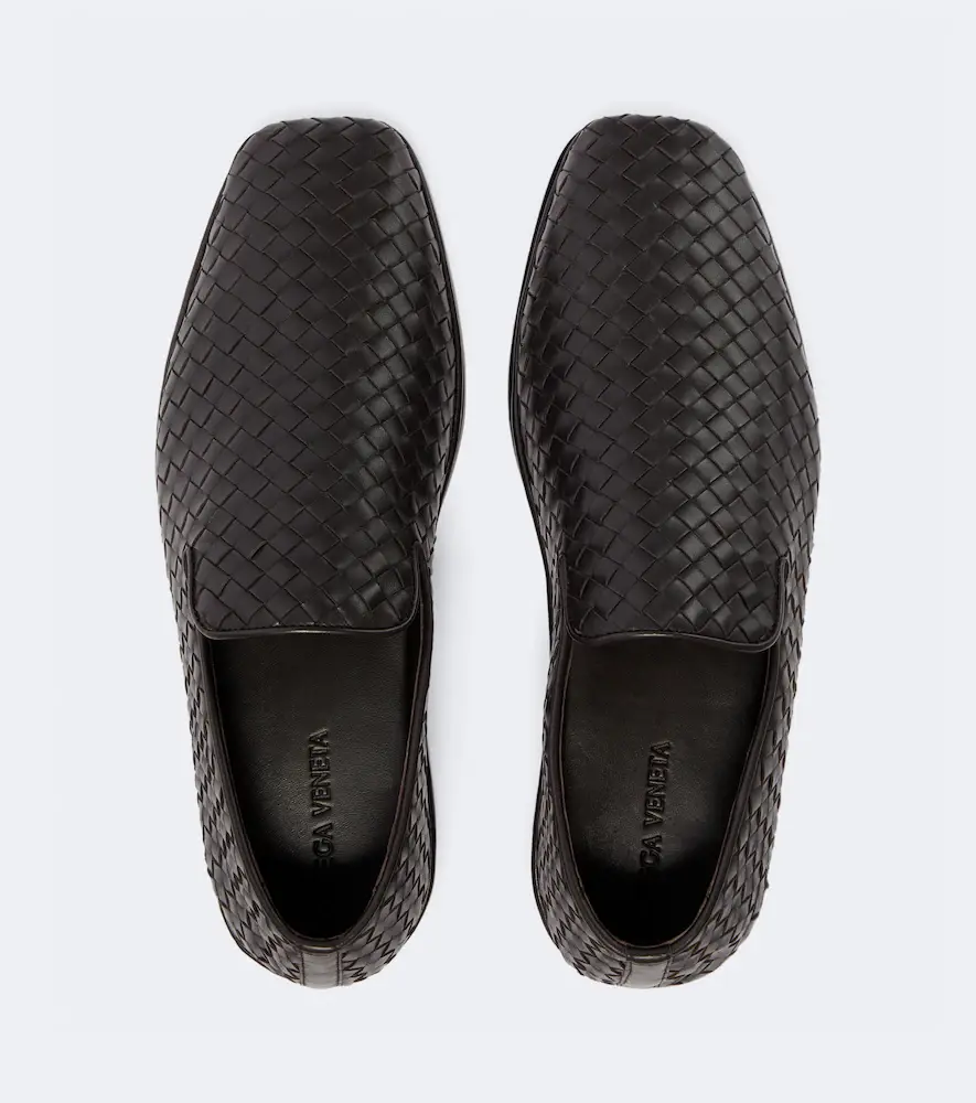 Bottega Veneta Palazzo Intrecciato leather slip-on shoes | Thumbnail 2 Bottega Veneta Palazzo Intrecciato leather slip-on shoes | Thumbnail 2