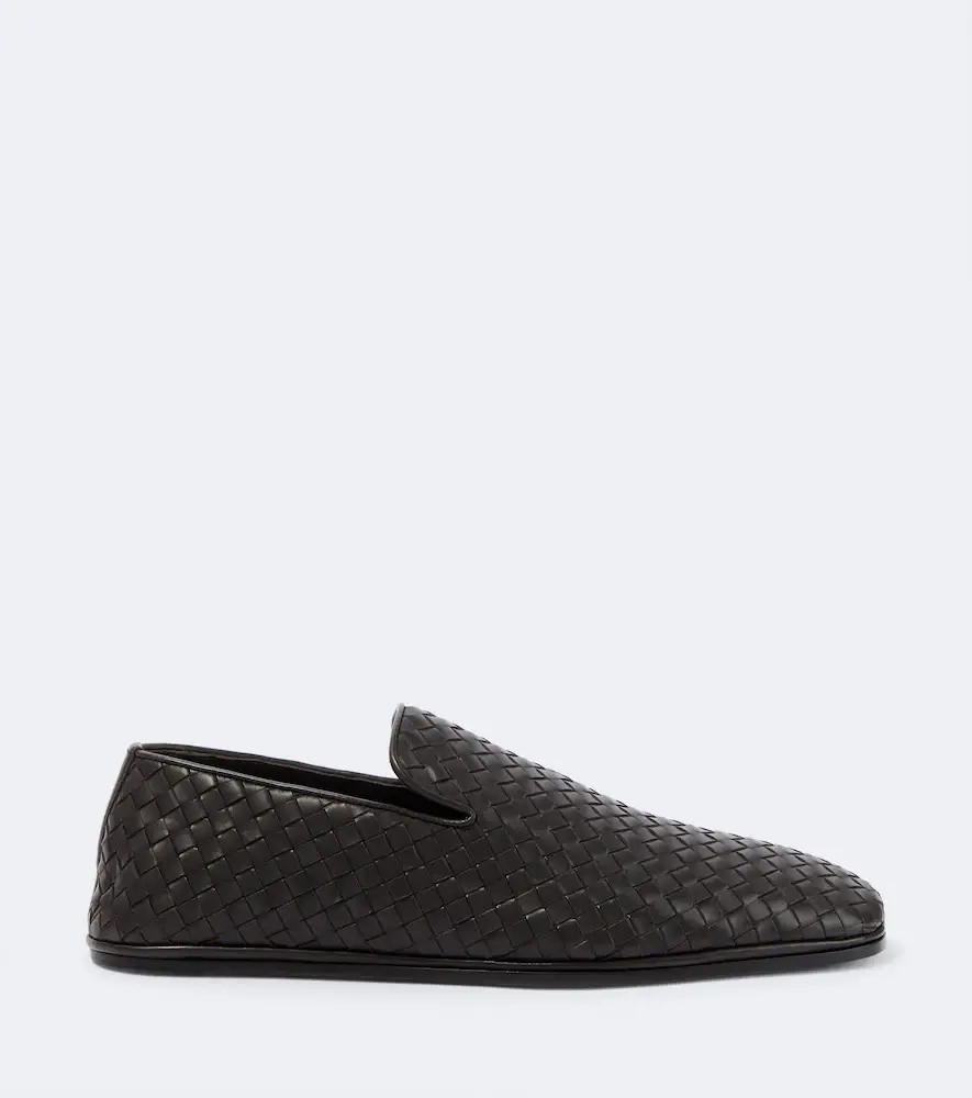 Bottega Veneta Palazzo Intrecciato leather slip-on shoes | Thumbnail 4 Bottega Veneta Palazzo Intrecciato leather slip-on shoes | Thumbnail 4