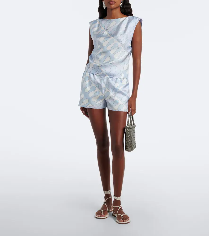 PUCCI Leocorno silk twill shorts | Thumbnail 5 PUCCI Leocorno silk twill shorts | Thumbnail 5
