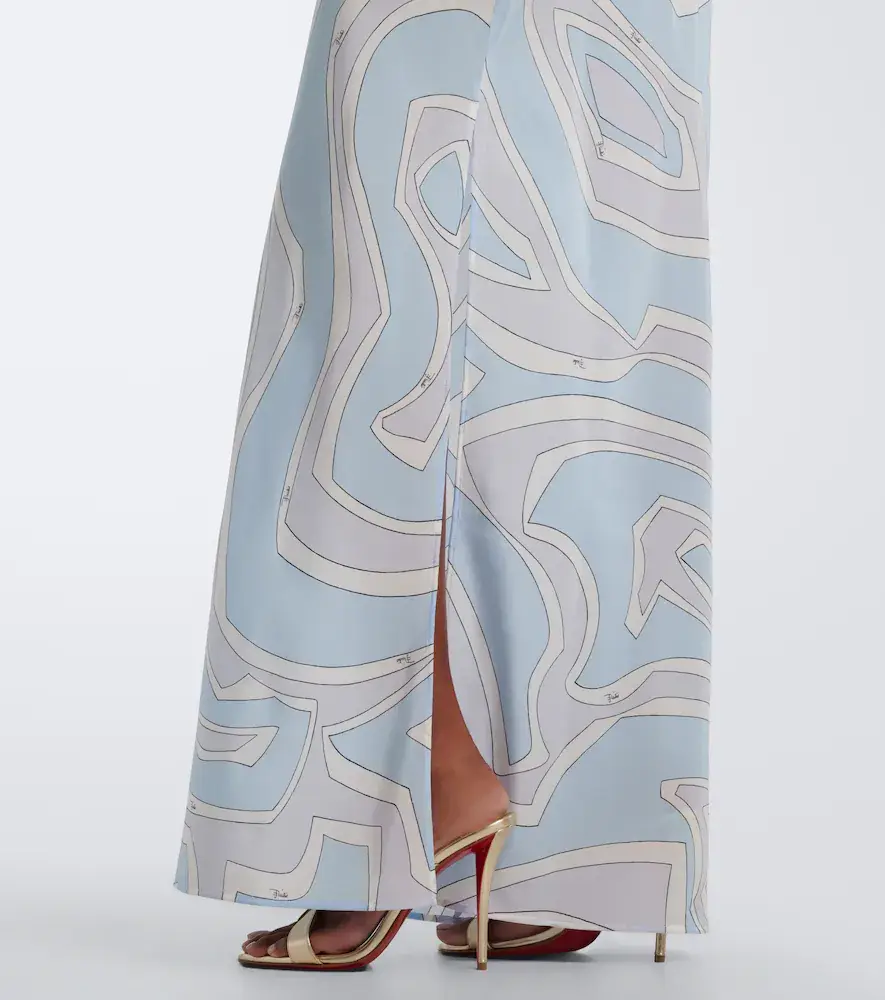 PUCCI Labirinto silk crêpe de chine gown | Thumbnail 2 PUCCI Labirinto silk crêpe de chine gown | Thumbnail 2