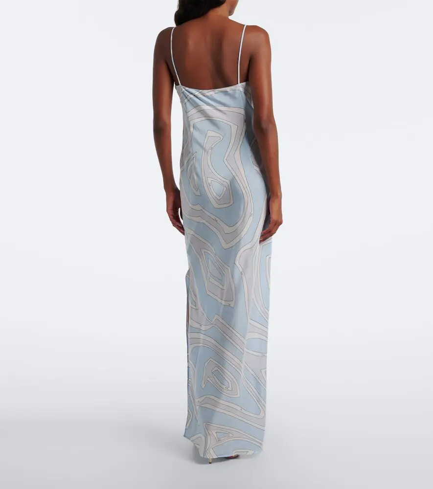 PUCCI Labirinto silk crêpe de chine gown | Thumbnail 3 PUCCI Labirinto silk crêpe de chine gown | Thumbnail 3
