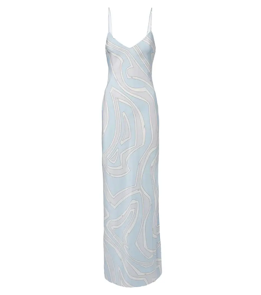 PUCCI Labirinto silk crêpe de chine gown | Image 1 PUCCI Labirinto silk crêpe de chine gown | Image 1