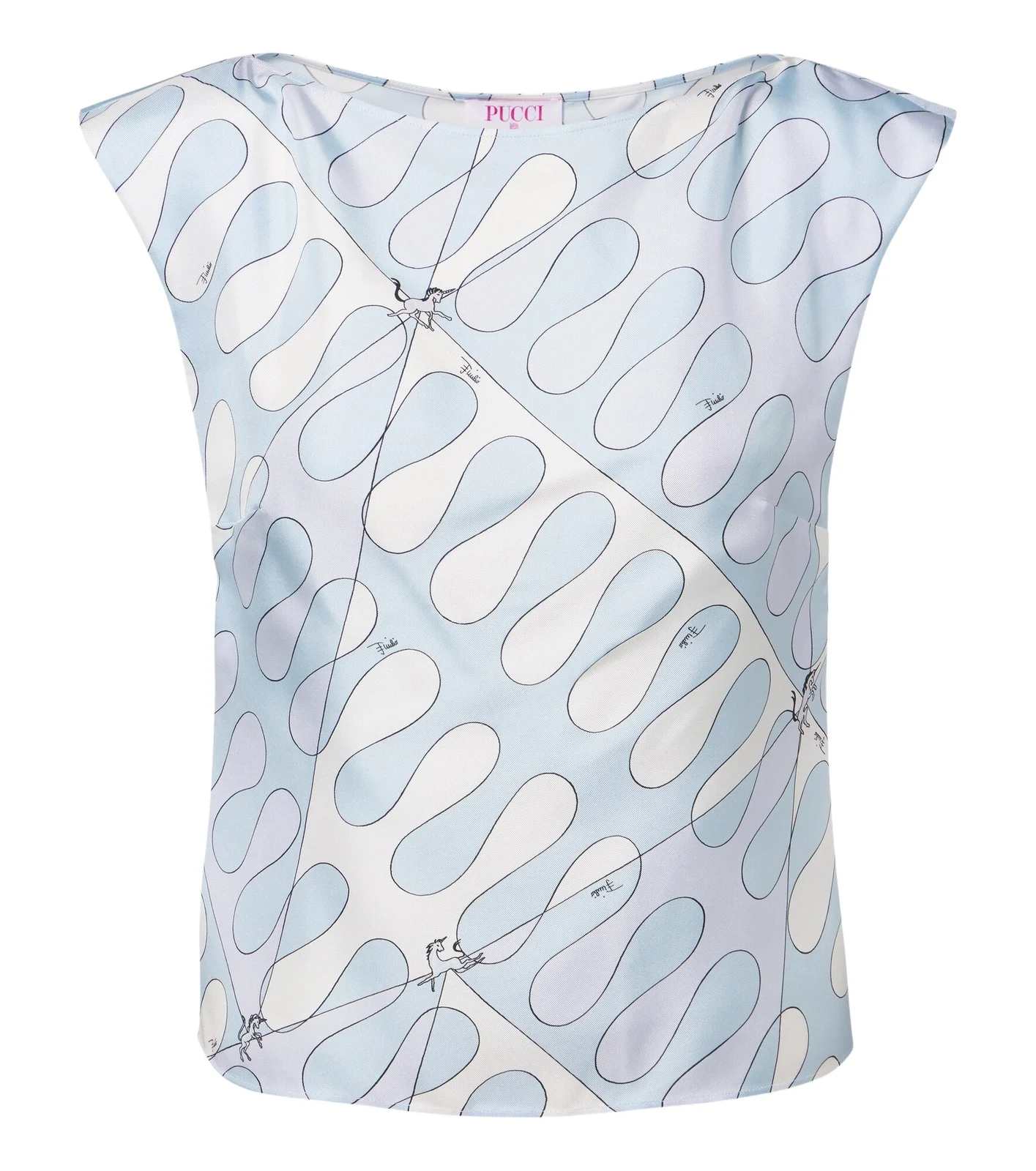 Leocorno silk twill top Leocorno silk twill top