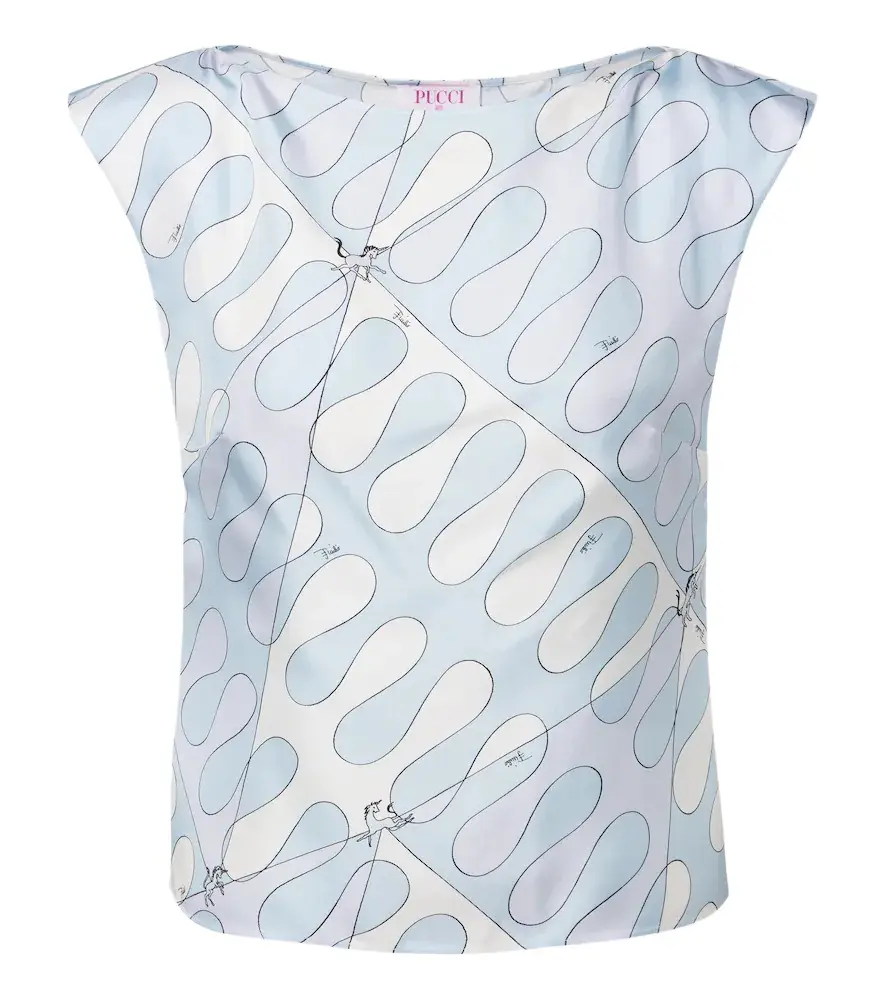 PUCCI Leocorno silk twill top | Image 1 PUCCI Leocorno silk twill top | Image 1