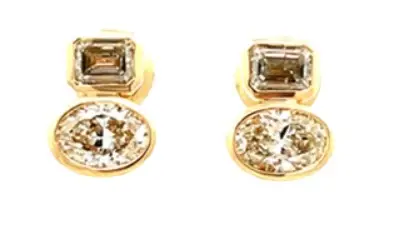 Wish Fine Jewelry 3.12ct Diamond 18K Gold Stud Earrings | Image 1 Wish Fine Jewelry 3.12ct Diamond 18K Gold Stud Earrings | Image 1