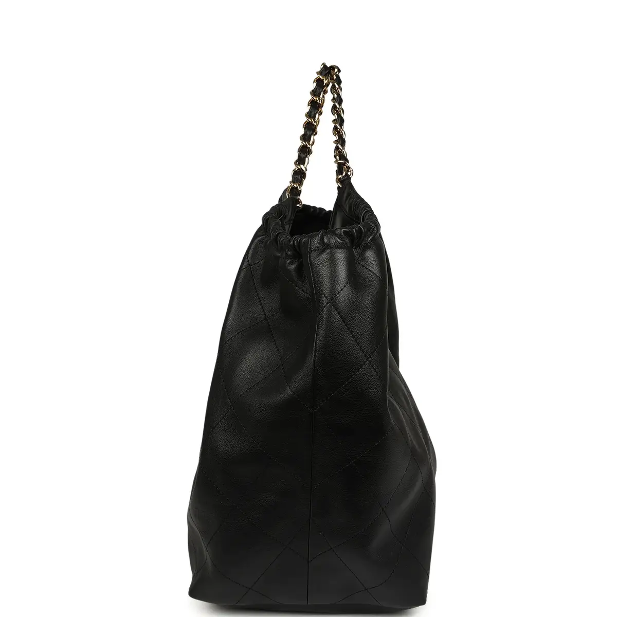 Chanel Chanel Maxi CC Cabas Hobo Bag Black Calfskin Gold Hardware | Thumbnail 3 Chanel Chanel Maxi CC Cabas Hobo Bag Black Calfskin Gold Hardware | Thumbnail 3