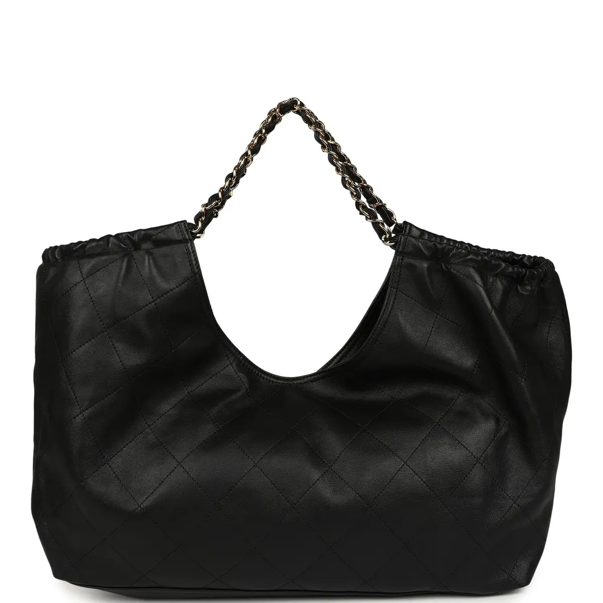 Chanel Chanel Maxi CC Cabas Hobo Bag Black Calfskin Gold Hardware | Thumbnail 4 Chanel Chanel Maxi CC Cabas Hobo Bag Black Calfskin Gold Hardware | Thumbnail 4