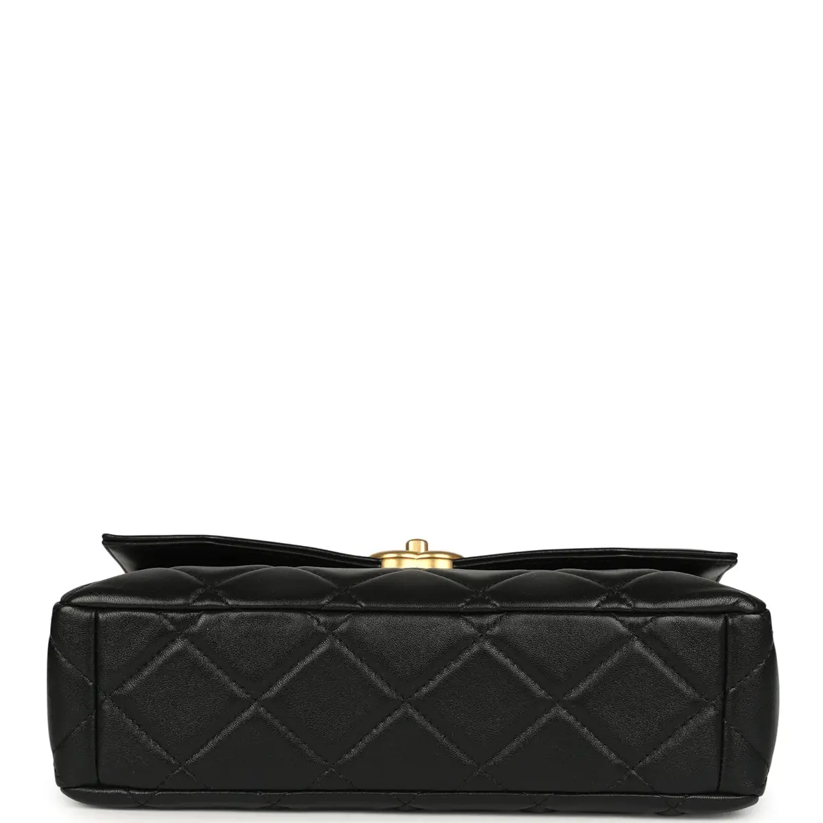Chanel Chanel Medium Flap Bag Black Shiny Lambskin Antique Gold Hardware | Thumbnail 6 Chanel Chanel Medium Flap Bag Black Shiny Lambskin Antique Gold Hardware | Thumbnail 6