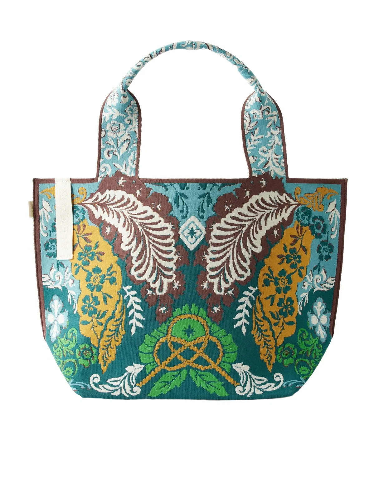 ALÉMAIS Florence Floral-jacquard Tote