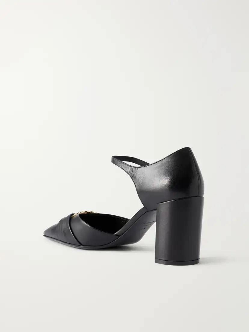 Ferragamo Migea 70 Buckle-detailed Leather Pumps | Thumbnail 3 Ferragamo Migea 70 Buckle-detailed Leather Pumps | Thumbnail 3