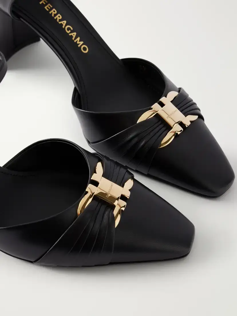 Ferragamo Migea 70 Buckle-detailed Leather Pumps | Thumbnail 5 Ferragamo Migea 70 Buckle-detailed Leather Pumps | Thumbnail 5