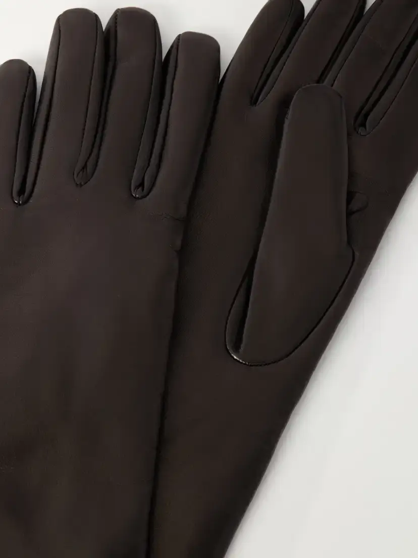 Nour Hammour Leather Gloves | Thumbnail 2 Nour Hammour Leather Gloves | Thumbnail 2